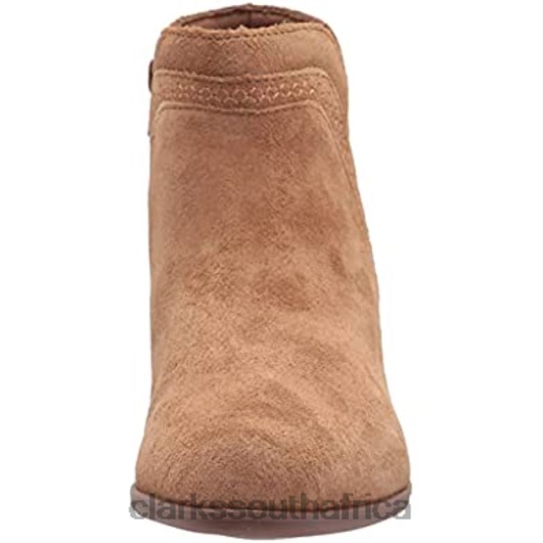 Clarks Women's Adreena Ease Ankle Boot Dark Khaki 840401834 Women Clarks Dark Khaki