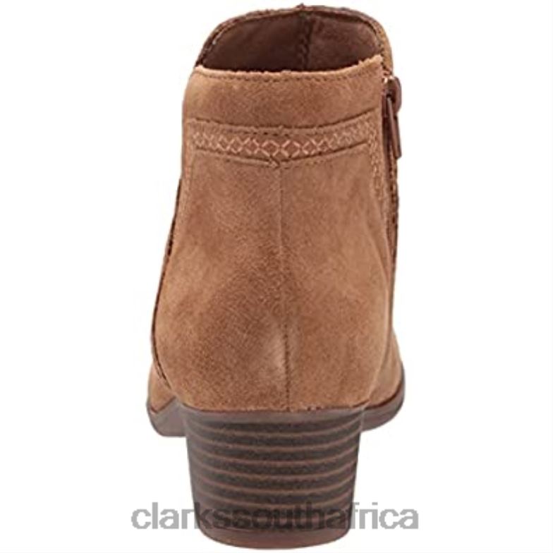 Clarks Women's Adreena Ease Ankle Boot Dark Khaki 840401834 Women Clarks Dark Khaki