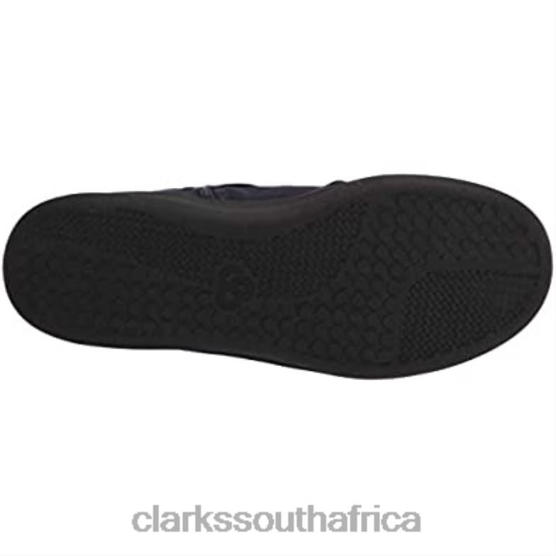 Clarks Women's Sillian 20 Rise Ankle Boot Navy Synthetic 84040394 Women Clarks Navy Synthetic