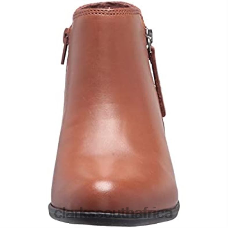 Mahoga Ny Leather Women's Adreena Hope Ankle Boot Clarks 840402212 Women Clarks Mahogany Leather