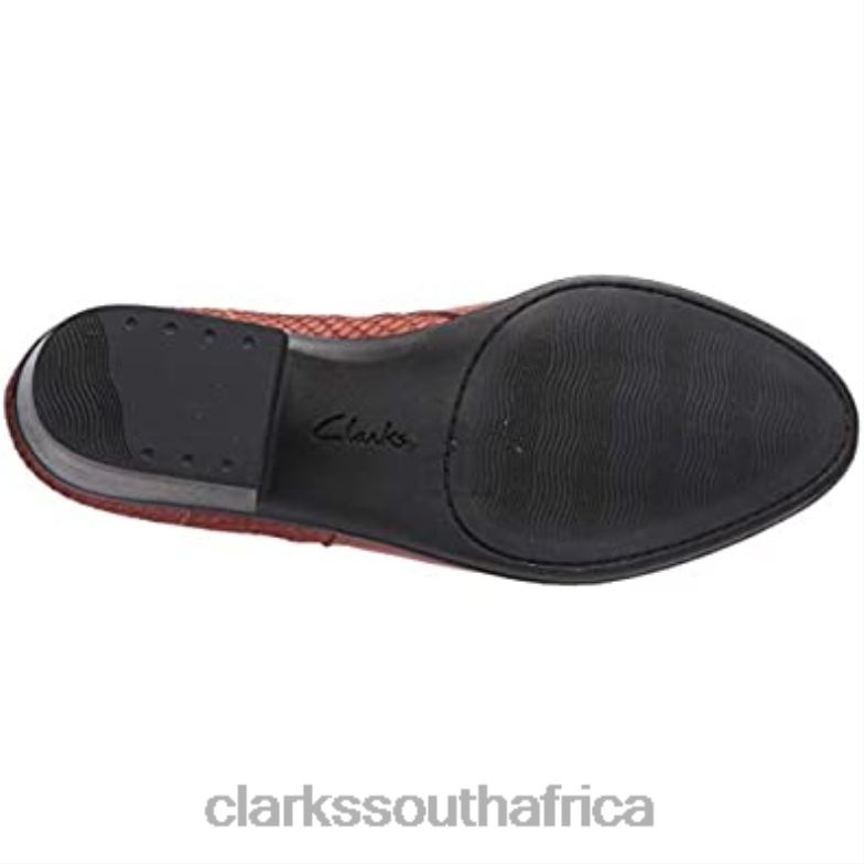 Mahoga Ny Leather Women's Adreena Hope Ankle Boot Clarks 840402212 Women Clarks Mahogany Leather