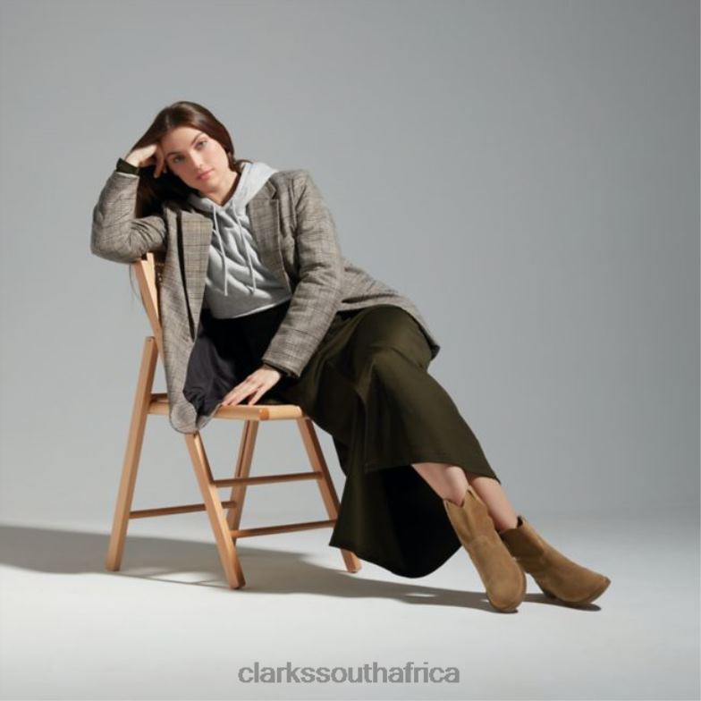 Tan Suede Clarks Memi Mid Tan Suede 840406440 Women Clarks Tan Suede