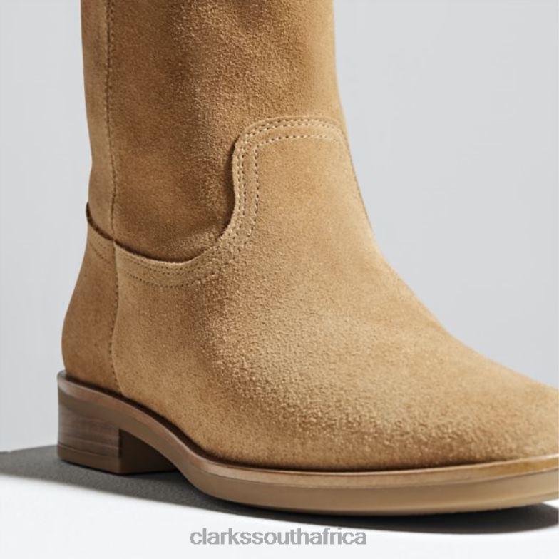 Tan Suede Clarks Memi Mid Tan Suede 840406440 Women Clarks Tan Suede