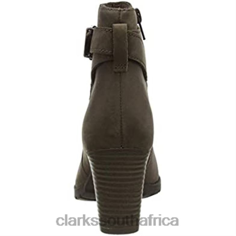 Taupe Clarks Women's Verona Lark Ankle Boot 840401643 Women Clarks Taupe