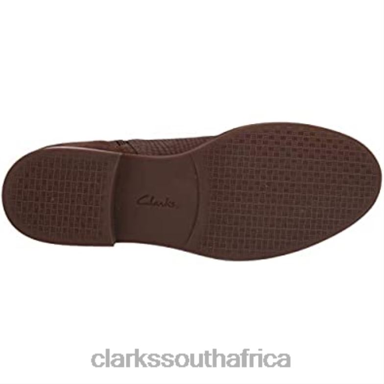 Women's Camzangie Ankle Boot Clarks Olive Suede Nubuck Combi 840402767 Women Clarks Olive Suede Nubuck Combi