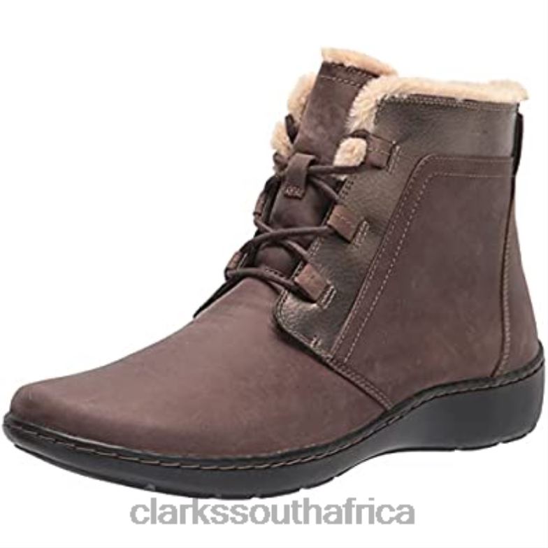 Women's Cora Chai Ankle Boot Taupe Bronze Clarks 840402574 Women Clarks Taupe Bronze