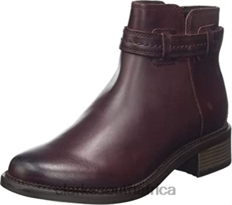 Women's Maye Ease Chelsea Boot Dark Brown Lea Clarks 840402838 Women Clarks