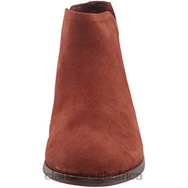 Women's Trish Chelsea Fashion Boot Mahoga Ny Clarks 840402102 Women Clarks