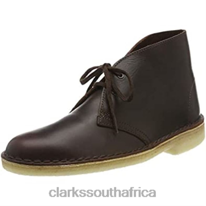 Clarks Brown Chestnut Leather Chestnut Leather Women's Desert Boot Chukka 840401825 Women Clarks Brown Chestnut Leather Chestnut Leather
