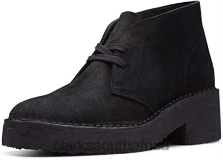 Arisa Desert Women's Casual Boots Clarks Black Suede 84040271 Women Clarks Black Suede