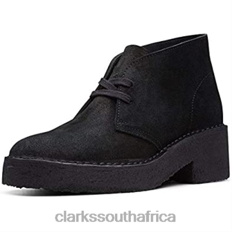 Arisa Desert Women's Casual Boots Clarks Black Suede 84040271 Women Clarks Black Suede