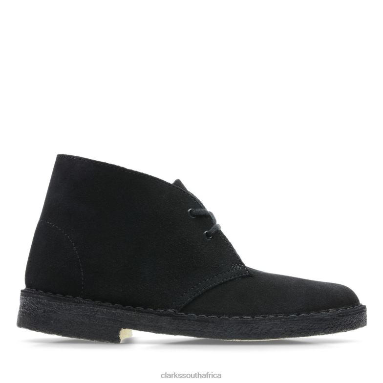 Desert Boot Black Suede Black Suede Clarks 840406174 Women Clarks Black Suede