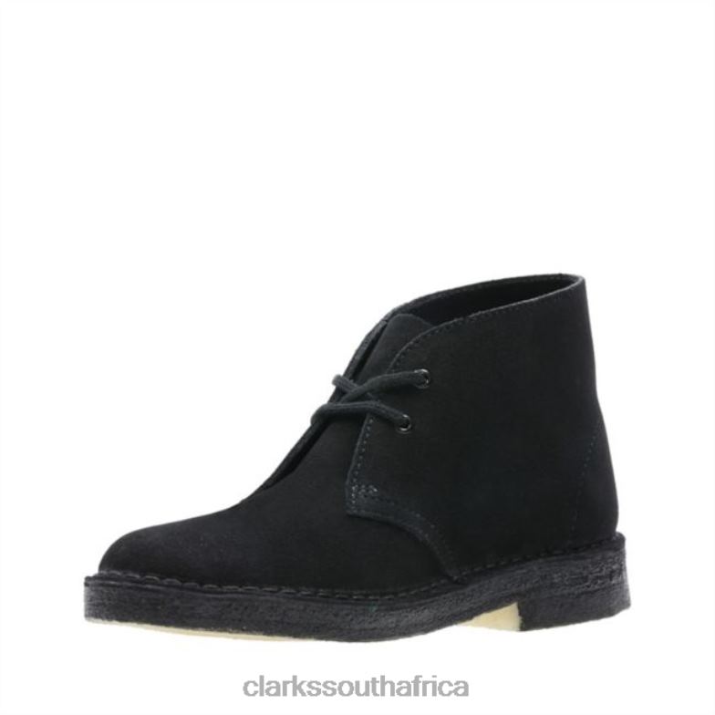 Desert Boot Black Suede Black Suede Clarks 840406174 Women Clarks Black Suede