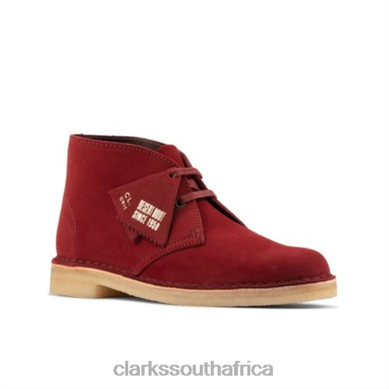 Desert Boot Cherry Suede Clarks 840404174 Women Clarks Cherry Suede
