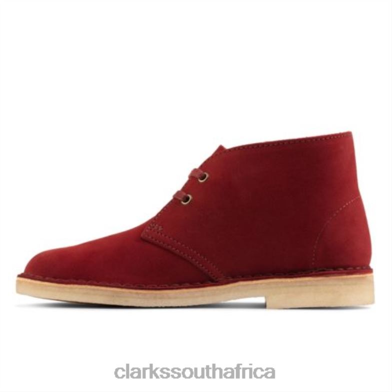 Desert Boot Cherry Suede Clarks 840404174 Women Clarks Cherry Suede