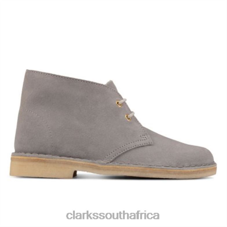 Desert Boot Clarks Blue Grey Suede 840404175 Women Clarks Blue Grey Suede