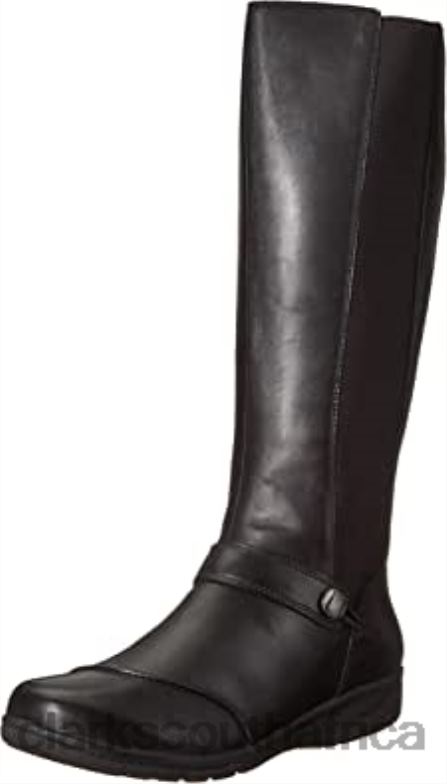 Black Leather Women's Cheyn Meryl Fashion Boot Clarks 840402468 Women Clarks