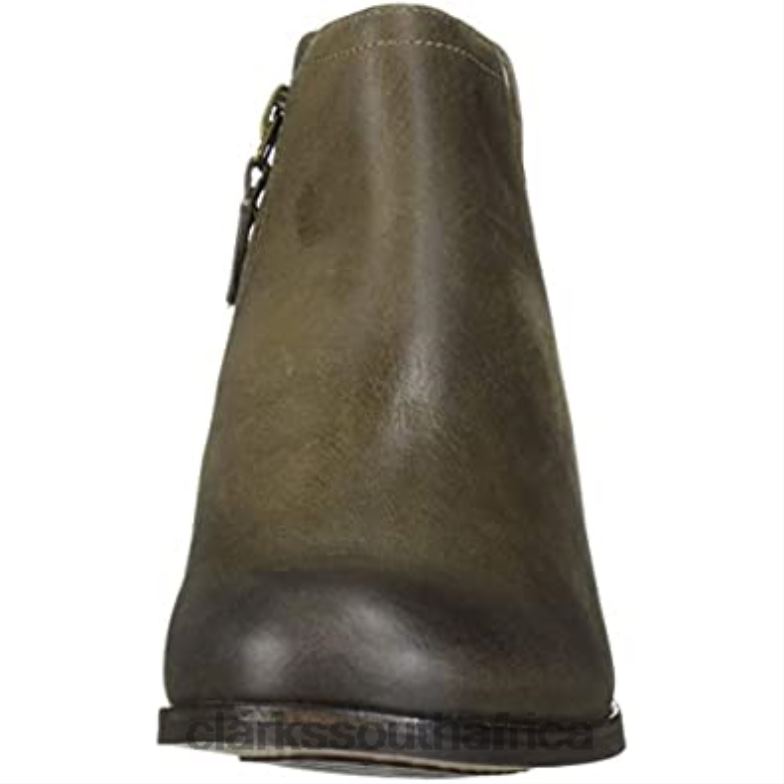 Clarks Olive Leather Women's Maypearl Ramie Fashion Boot 840402481 Women Clarks Olive Leather
