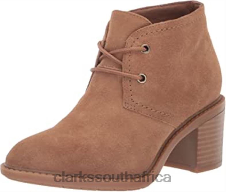 Dark Khaki Suede Clarks Women's Scene Lace Boot Fashion 840402243 Women Clarks Dark Khaki Suede