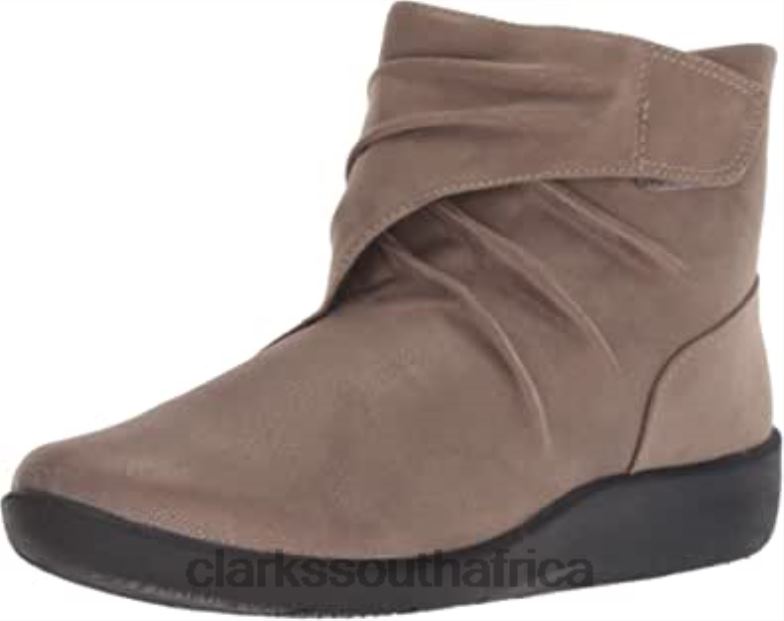 Pewter Synthetic Clarks Women's Sillian Tana Fashion Boot 840402256 Women Clarks Pewter Synthetic