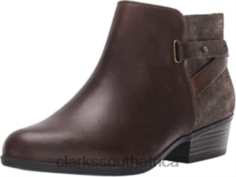 Taupe Leather Women's Addiy Gladys Fashion Boot Clarks 840401044 Women Clarks Taupe Leather