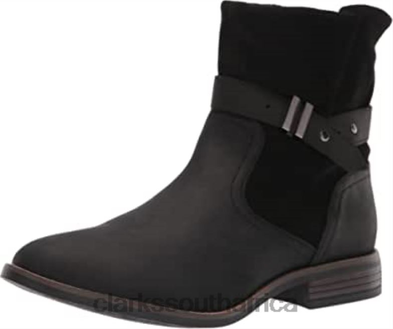 Women's Camzstrap Fashion Boot Black Clarks 84040822 Women Clarks Black