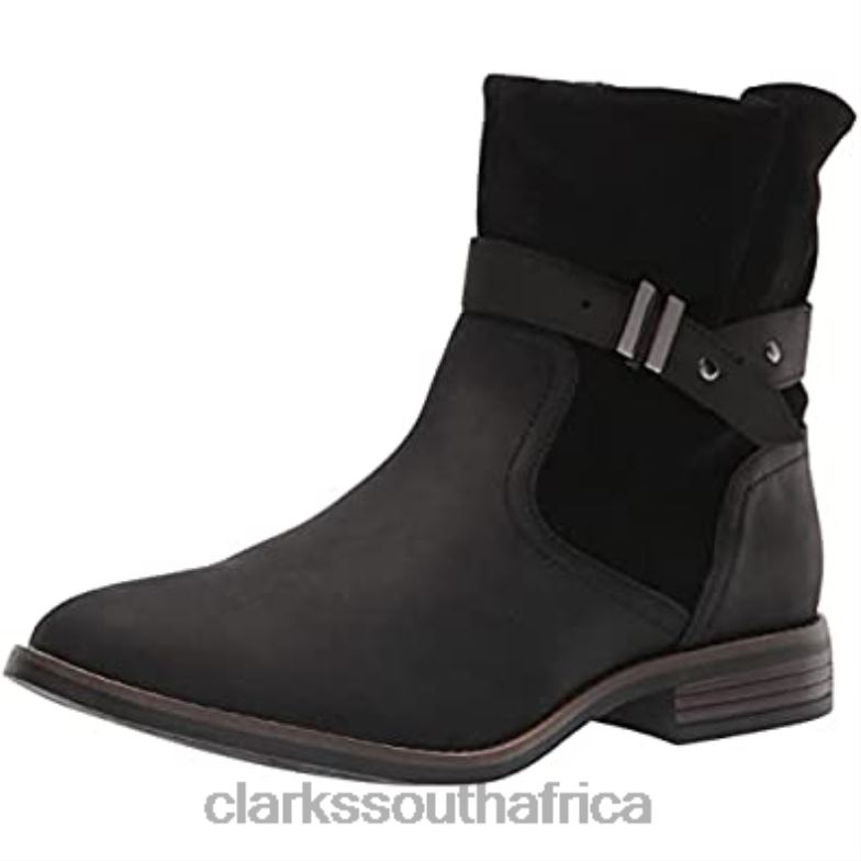 Women's Camzstrap Fashion Boot Black Clarks 84040822 Women Clarks Black