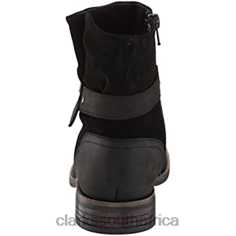 Women's Camzstrap Fashion Boot Black Clarks 84040822 Women Clarks Black