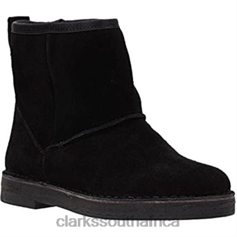 Clarks Black Suede Women's Drafty Day Boot 840402697 Women Clarks Black Suede