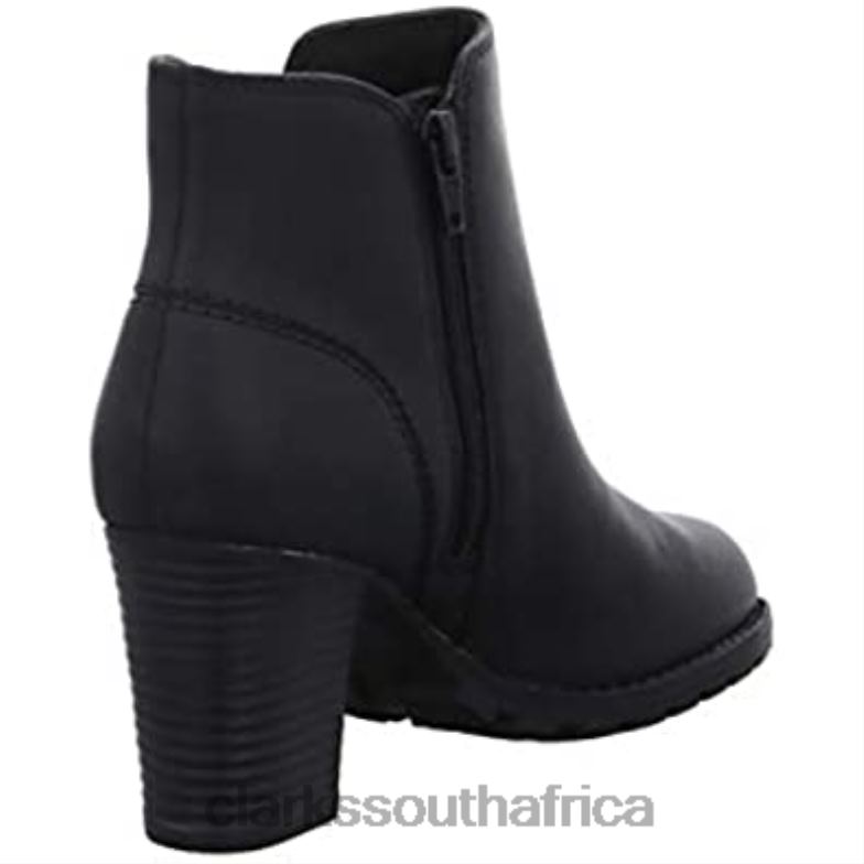 Clarks Black Women's Verona Trish Slouch Boots 8404089 Women Clarks Black Leather