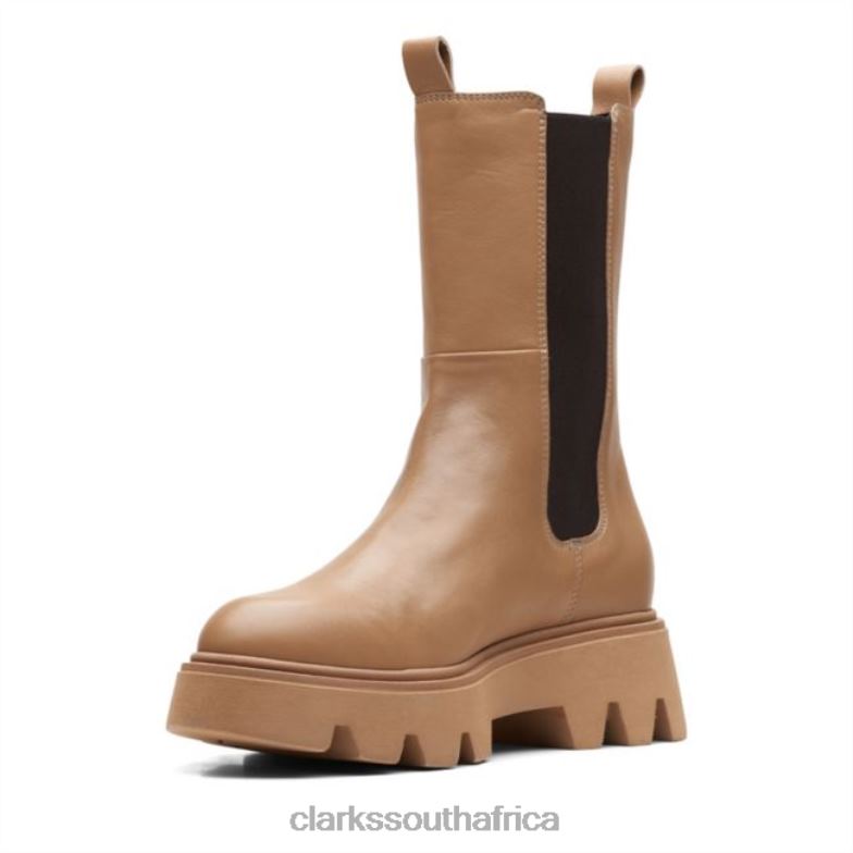 Light Tan Leather Clarks Motive 20 Top Light Tan Leather 840405304 Women Clarks Light Tan Leather