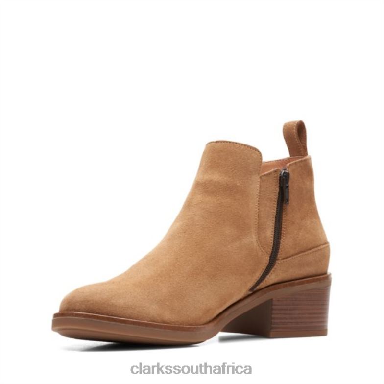 Tan Suede Clarks Memi Zip Tan Suede 840405331 Women Clarks Tan Suede