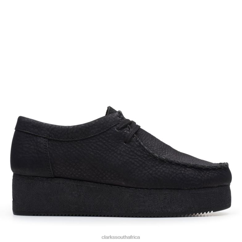 Black Nubuck Wallacraft Lo Black Nubuck Clarks 840406172 Women Clarks Black Nubuck