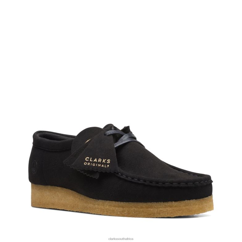Black Clarks Wallabee 840403040 Women Clarks Black