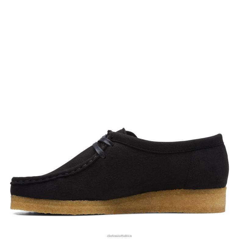 Black Clarks Wallabee 840403040 Women Clarks Black