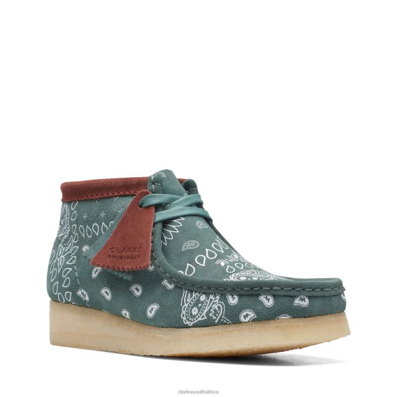 Clarks Wallabee Boot 840403153 Women Clarks Green