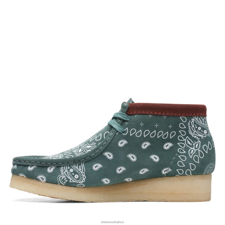 Clarks Wallabee Boot 840403153 Women Clarks Green
