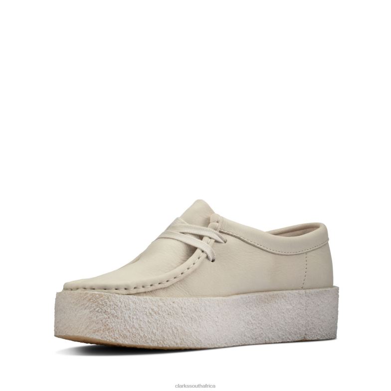 Clarks Wallabee Cup 840403000 Women Clarks White Nubuck