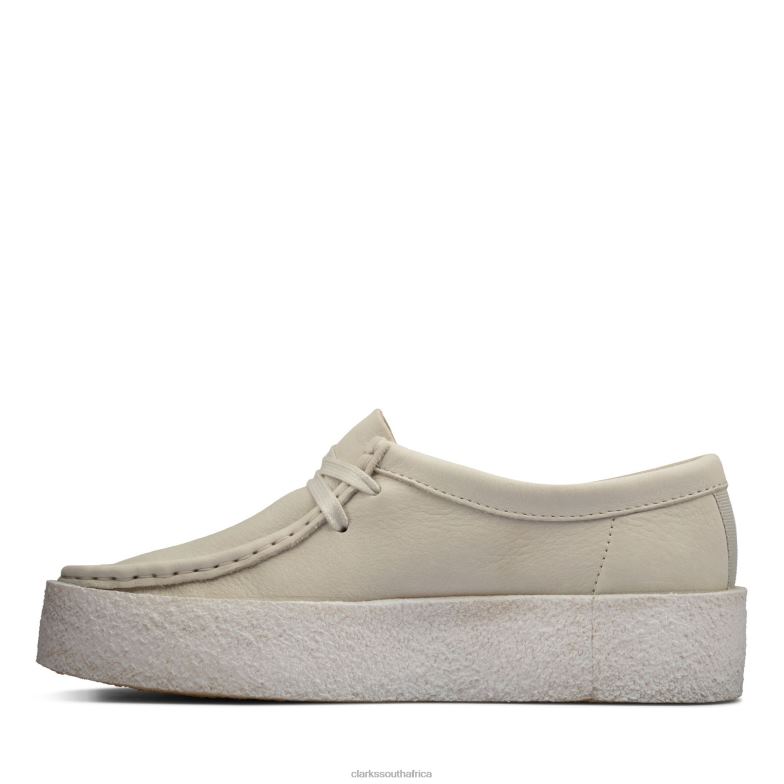 Clarks Wallabee Cup 840403000 Women Clarks White Nubuck