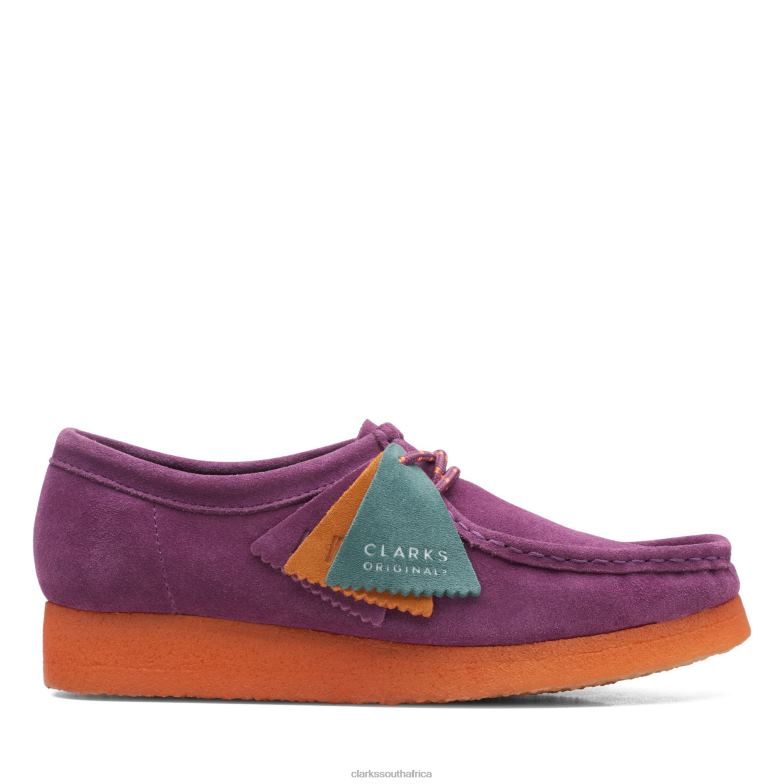 Clarks Wallabee Purple 840403154 Women Clarks Purple