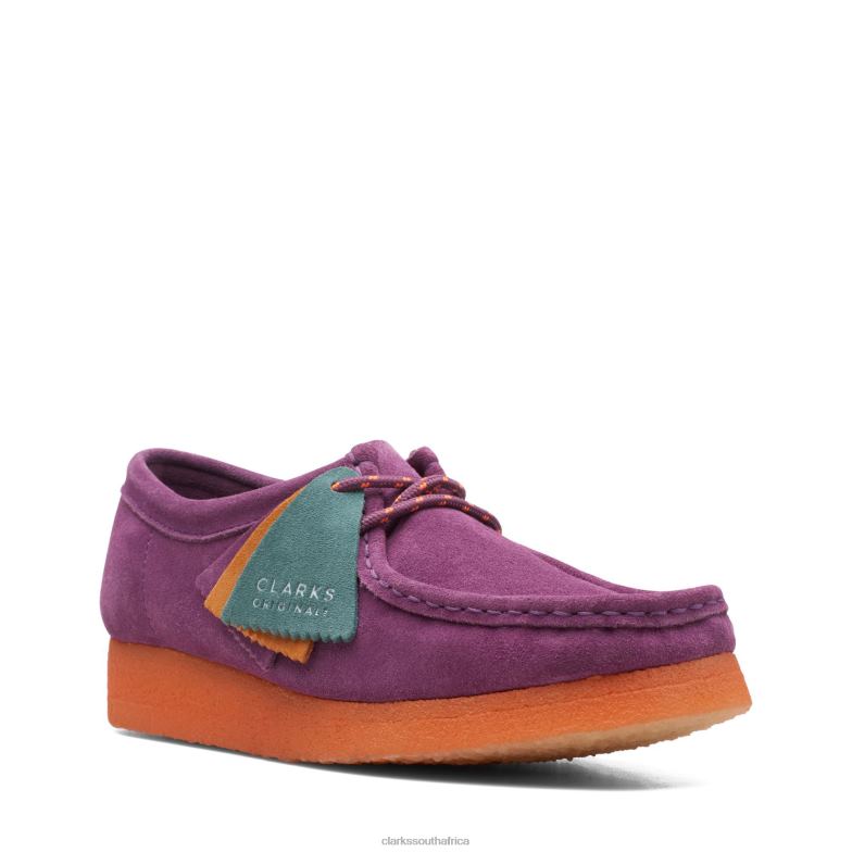Clarks Wallabee Purple 840403154 Women Clarks Purple