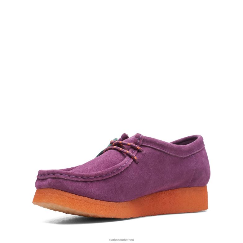 Clarks Wallabee Purple 840403154 Women Clarks Purple