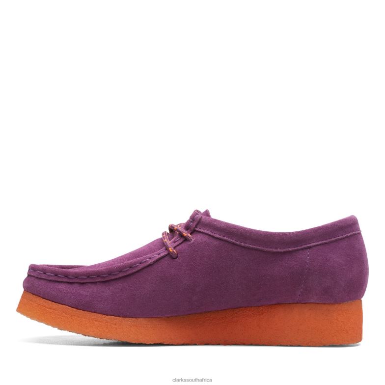 Clarks Wallabee Purple 840403154 Women Clarks Purple