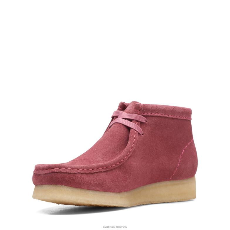 Pink Clarks Wallabee Boot 840403147 Women Clarks Pink