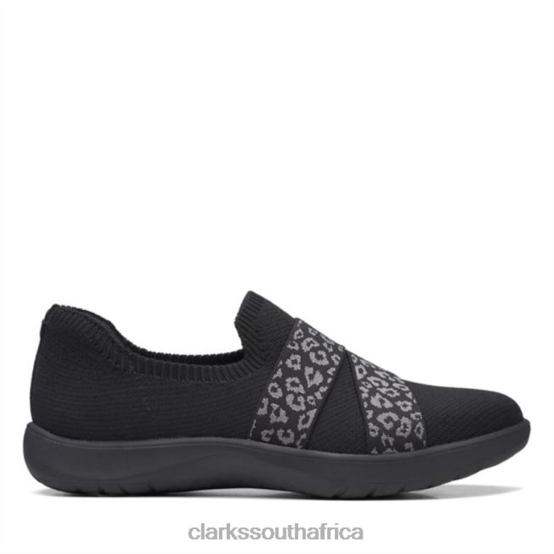 Black Knit Clarks Adella Stride Black Knit 840406283 Women Clarks Black Knit