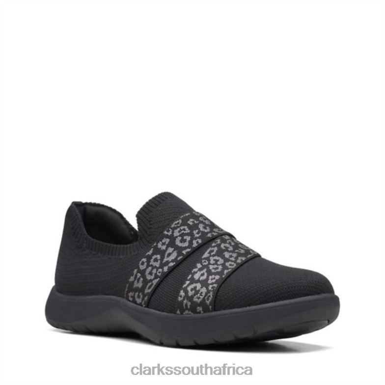 Black Knit Clarks Adella Stride Black Knit 840406283 Women Clarks Black Knit