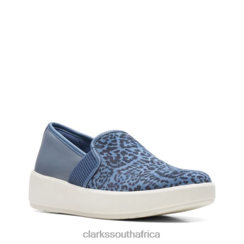 Blue Grey Clarks Layton Petal Blue Grey 840406227 Women Clarks Blue Grey
