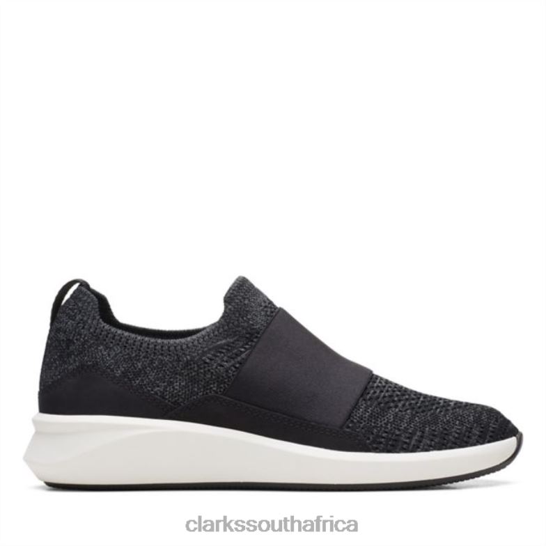 Un Rio Knit Black Knit Clarks Black Knit 840406215 Women Clarks Black Knit