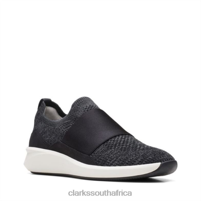 Un Rio Knit Black Knit Clarks Black Knit 840406215 Women Clarks Black Knit