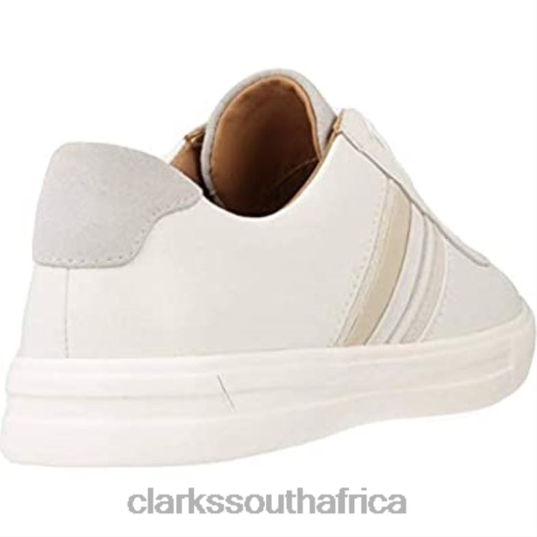 White Combi Un Maui Band Women's Sports Shoes Clarks 8404036 Women Clarks White Combi